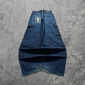 Baggy Carpenter Wide Leg Sean John Jnco Styl Skater Y2k Vintage Jeans 32x32